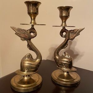 Solid Brass Candleholders
